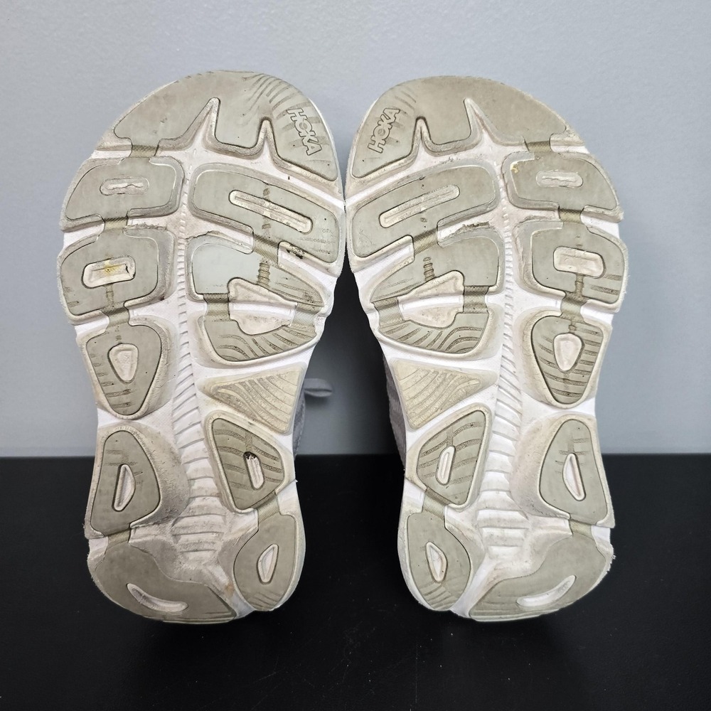 Hoka Shoes Womens Size 7B Gray Gaviota 5 Performance Running Athletic Sneakers - Picture 8 of 9